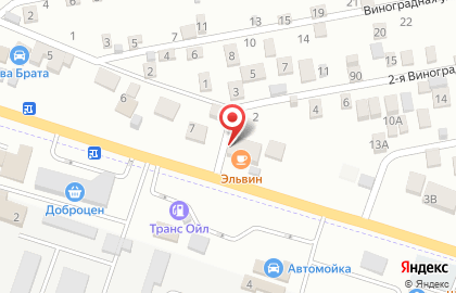 Продовольственный магазин Эльвин на карте