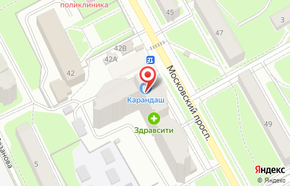 Карандаш (пр-кт Московский) на карте