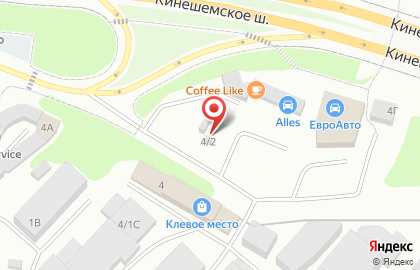 Автоломбард Экспресс АвтоЗАйм на Кинешемском шоссе на карте