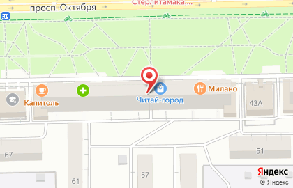 Магазин бытовой техники и электроники Техно на проспекте Октября, 59 на карте