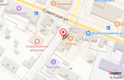 Столовая EDA-kafe на улице Лермонтова на карте