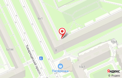 Авалон на Товарищеском проспекте на карте