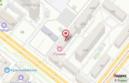 Студия массажа Руками на карте