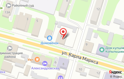 Отделение полиции по Устюженскому району на карте