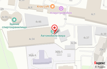 Автомузей Моторы Октября на карте