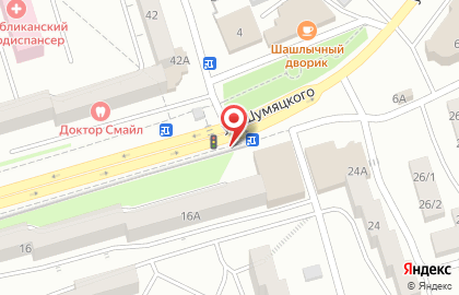 Магазин и киоск Бурятхлебпром в Октябрьском районе на карте