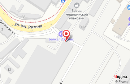 Транспортная компания Байкал Сервис в Октябрьском районе на карте
