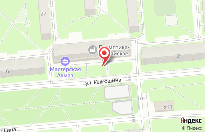 Продуктовый магазин МиМП на улице Ильюшина на карте
