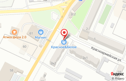 Магазин Красное & Белое в Туле на карте