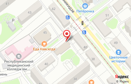 Супермаркет Магнит в Ижевске на карте