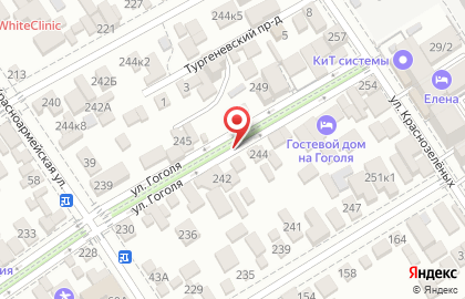 Кубаночка на улице Гоголя на карте