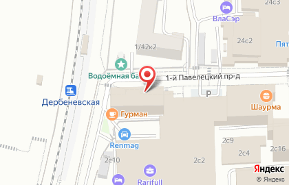 Мини-маркет Фасоль на Павелецкой площади на карте