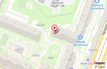 Салон красоты Персик на карте
