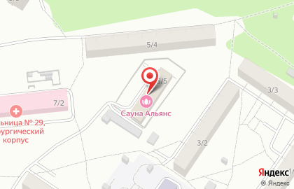 Гостиница Альянс в Заводском районе на карте