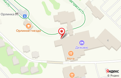 Гостиница Дежавю в Иннополисе на карте