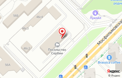 Посольство Республики Сербия в г. Москве на карте
