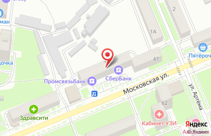 Страховая компания СберСтрахование на Московской улице на карте