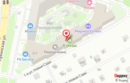 Автосервис FIT SERVICE на 6-й улице Новые Сады в Москве на карте