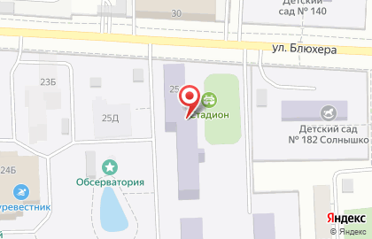 ПГСГА, Поволжская государственная социально-гуманитарная академия на улице Блюхера на карте