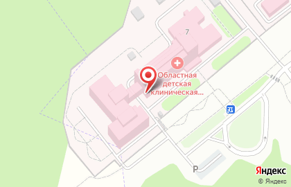 Областная детская клиническая больница в Иваново на карте