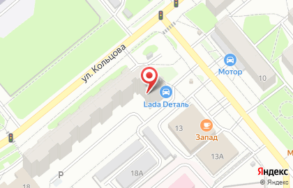 Волго-Вятский банк Сбербанка России на улице Кольцова на карте