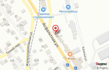 Продуктовый магазин По пути на Асфальтной улице на карте