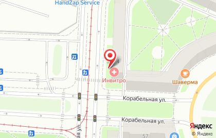 Медицинская компания Инвитро на Кронштадтской улице на карте