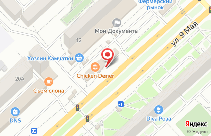 Булошная в Советском районе на карте