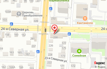 Фруктовая лавка на 24-ой Северной улице на карте
