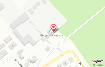Бердский лесхоз, ОАО на карте