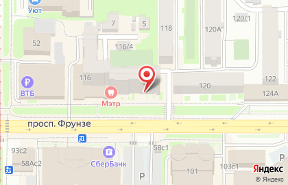 Магазин суши Суши Сет на проспекте Фрунзе на карте