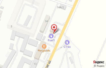 Fuel 1 в Кировском районе на карте
