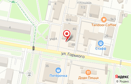 Ветеринарная аптека Дикси на улице М.Горького на карте