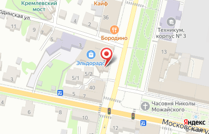 Берингов Пролив в Можайске на карте