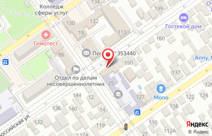 Полиграфическая компания на Новороссийской улице на карте
