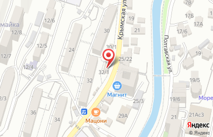 Банкомат БИНБАНК Кредитные карты в Центральном районе на карте