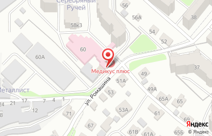 Продуктовый магазин Ромашка в Советском районе на карте