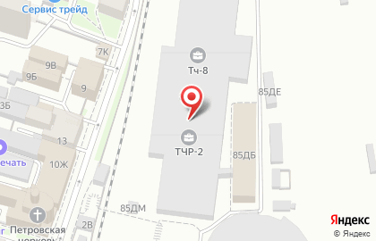 Эксплуатационное локомотивное депо Санкт-Петербург-Пассажирский-Московский ТЧЭ-8 на карте