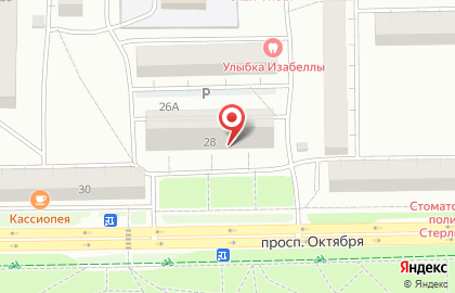 Аптека DuplexMed на проспекте Октября на карте