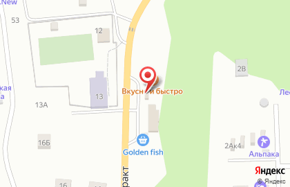 Киоск по продаже фруктов в Горно-Алтайске на карте