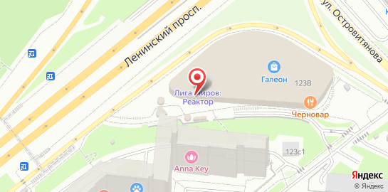 Школа программирования для детей KIBERone на Ленинском проспекте на карте