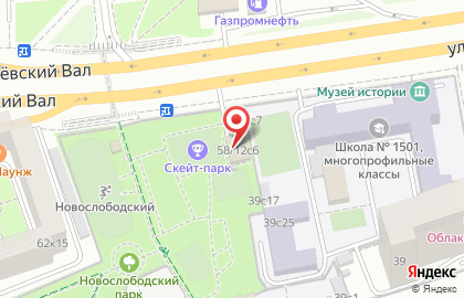 Пункт приема книг Re:Books на Новослободской улице на карте