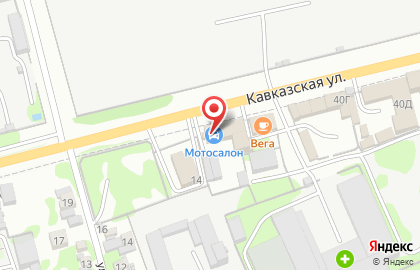 Магазин автозапчастей на Кавказской улице на карте