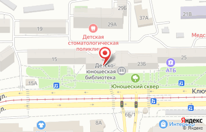 Агентство недвижимости Контакт в Октябрьском районе на карте