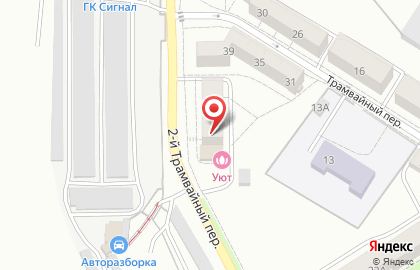 Продуктовый магазин в Калининграде на карте