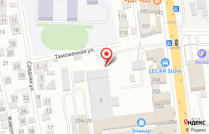 Махачкалинский таможенный пост на карте