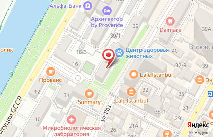 Продуктовый магазин Эсмиральда в Центральном районе на карте