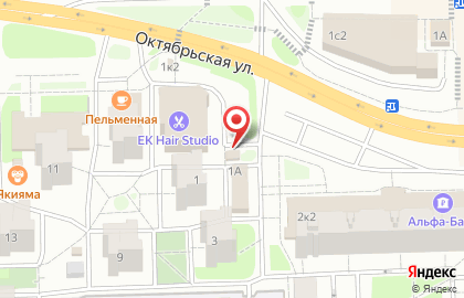 Магазин быстрого питания на Октябрьской улице на карте