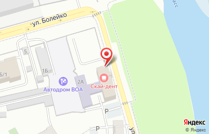 Автостоянка ВОА в Калининском районе на карте