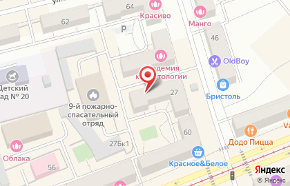 Продуктовый магазин в Екатеринбурге на карте